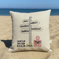 Ironman Wales Embroidered Cushion