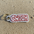 Cwtch Keyring on Sand