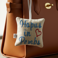 Hapus in Pembs Hanging Mini Cushion — Welsh Gift